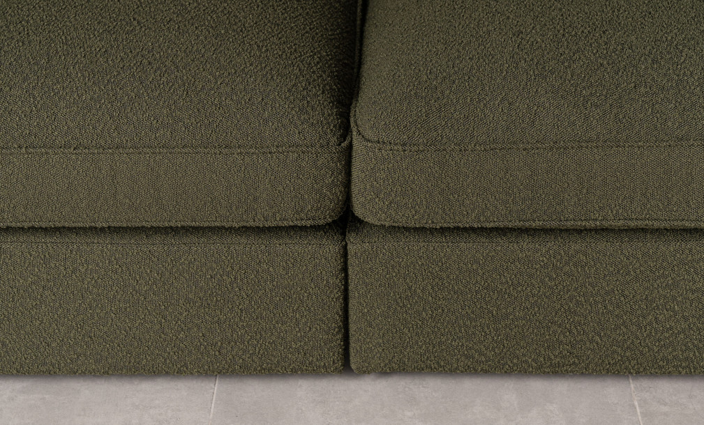 Jenner Curved Sofa (Fabric Copengagen 502)