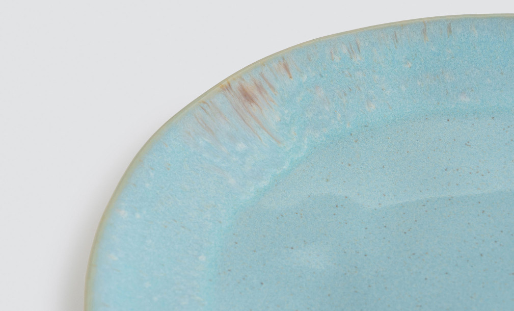 Eivissa Oval Platter sea blue 45 cm