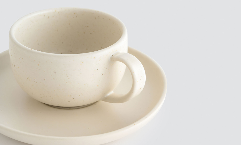 Pacifica Tea Cup and Saucer vanilla 220 ml