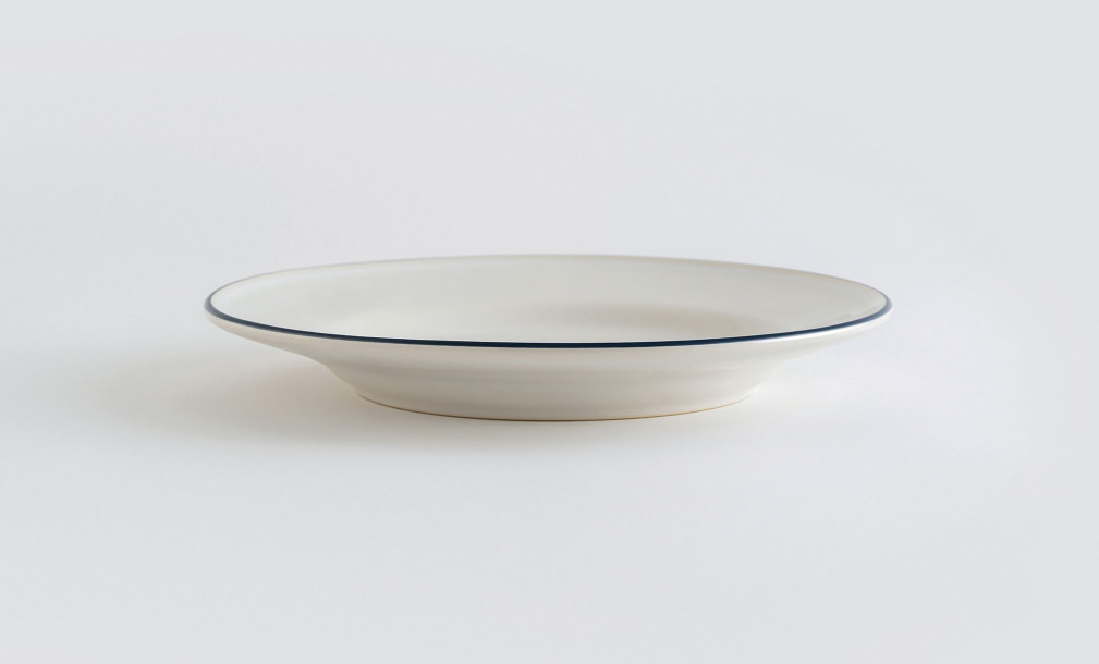 Salad/Dessert Plate Beja White-Blue 22,6 cm