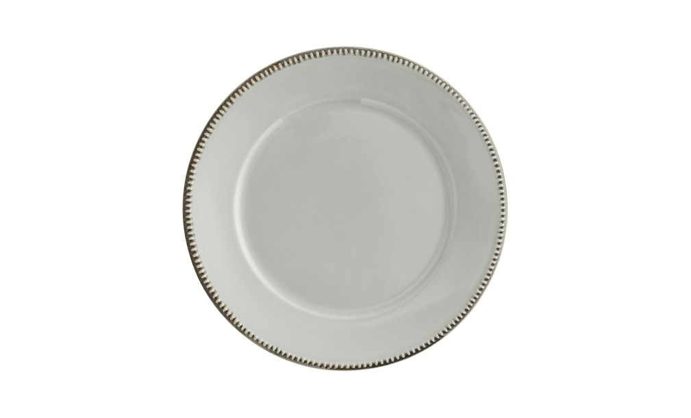 Luzia Round Salad/Dessert Plate dove gray 23 cm