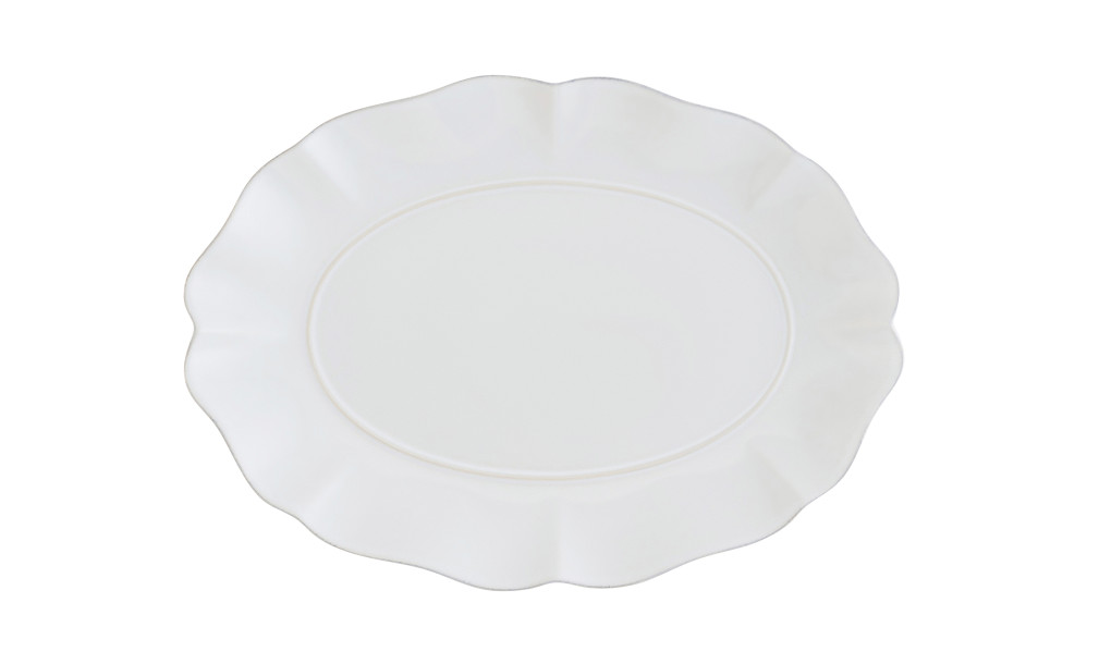 Rosa Oval Platter cloud white 40 cm