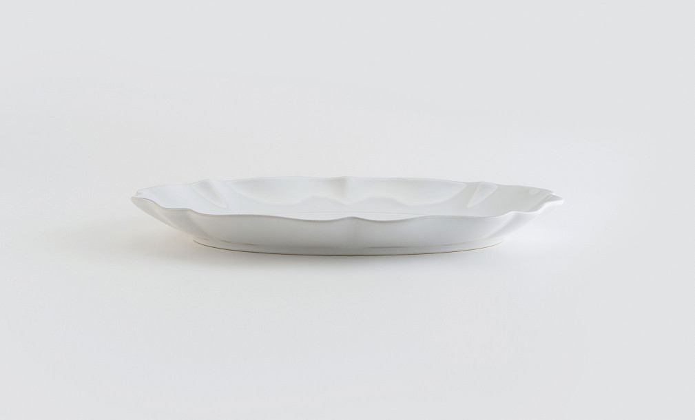 Rosa Oval Platter cloud white 40 cm