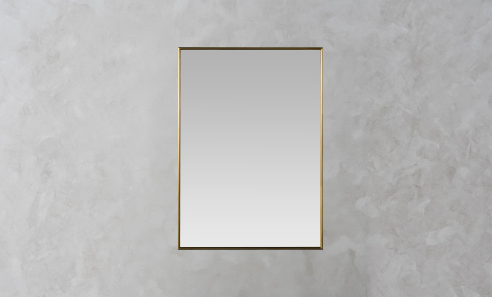 Walker Mirror brass finish 76x107 cm