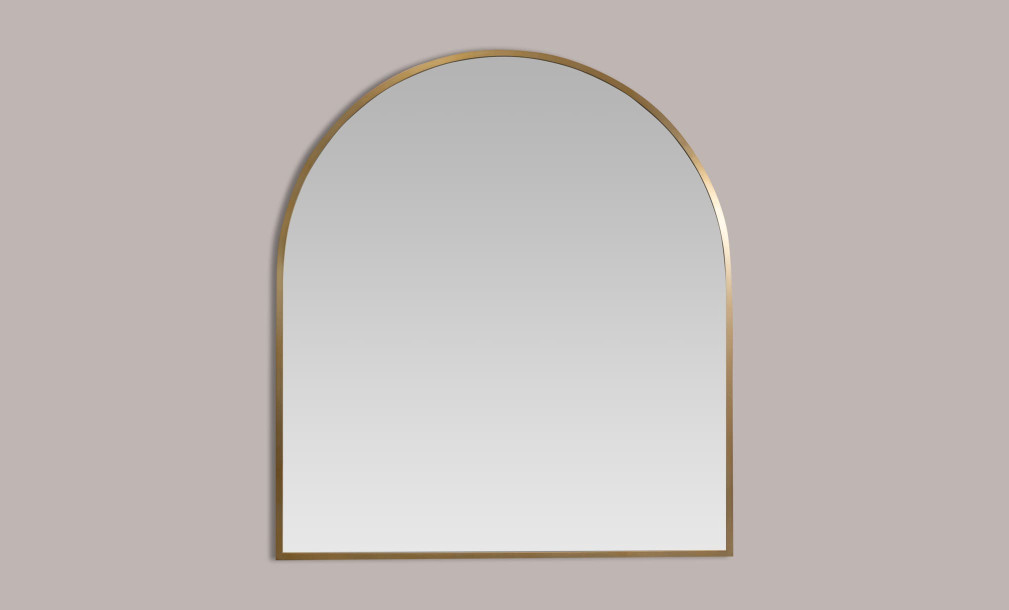 Marion Arch Mirror brass finish