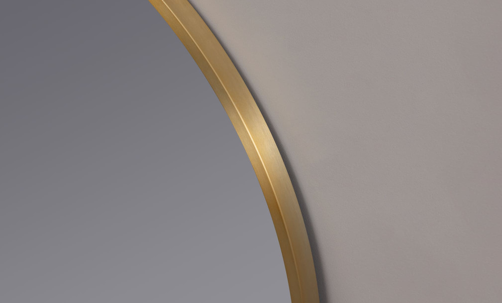 Marion Arch Mirror brass finish