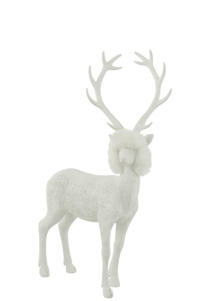 Poly Reindeer White S