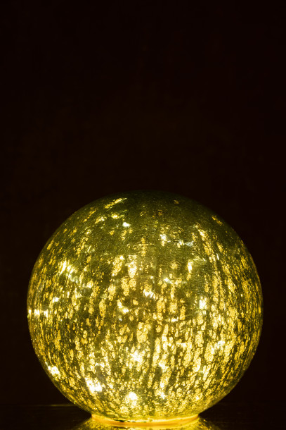 Ball LED Glass Green Large