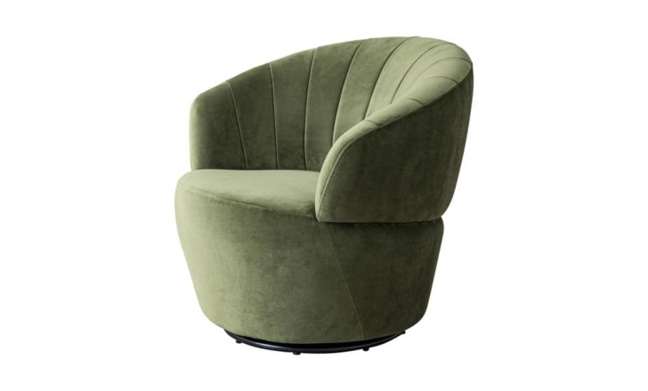 Chic Swivel Armchair Olive