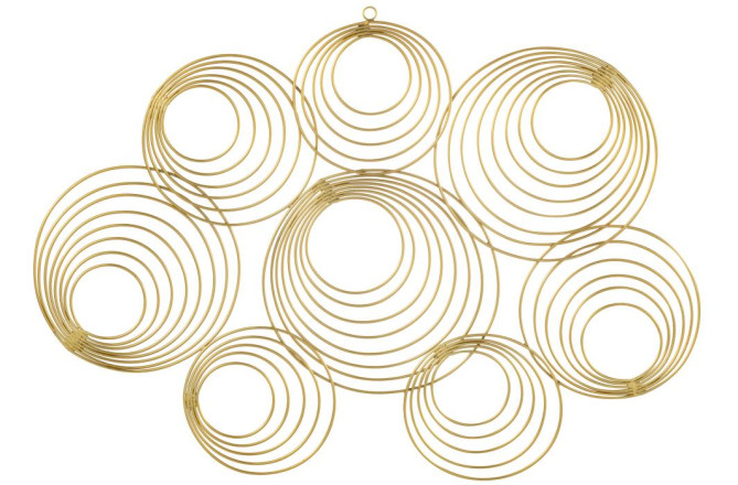 Rings Metal Wall Decoration