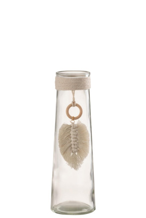 Vase Long Feather Glass S