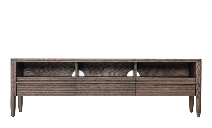 Lines Media Console with 3 Drawers
