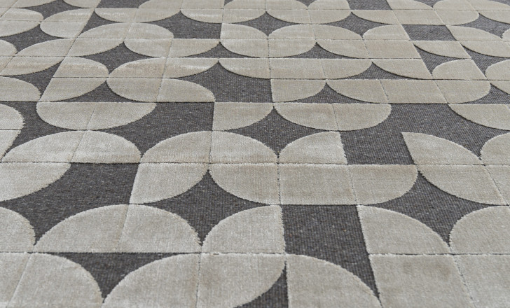 Puzzle Grey Carpet 160x230 cm