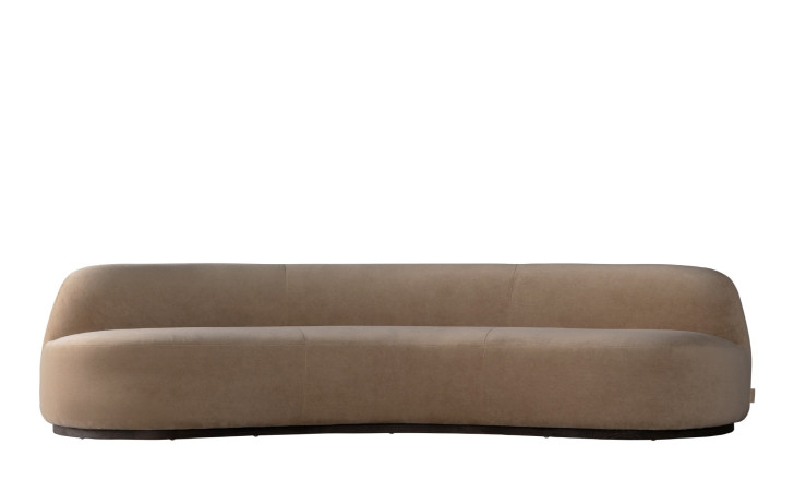 Stella Lounge Sofa camel color (lulu camel fabric)