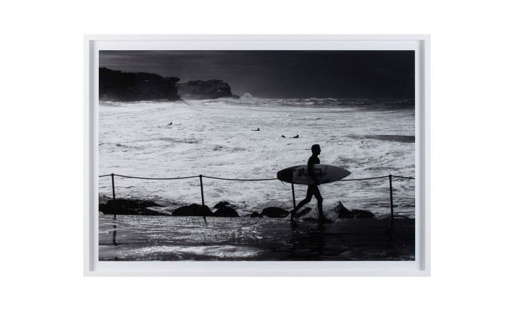 Surfer In the Silver Light At Bronte Photography by Laura Reid (1/3)