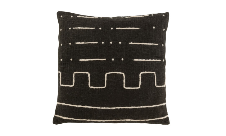 Graphic Cushion Graphic Black