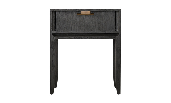 City Tall Bedside table Grey Oak color