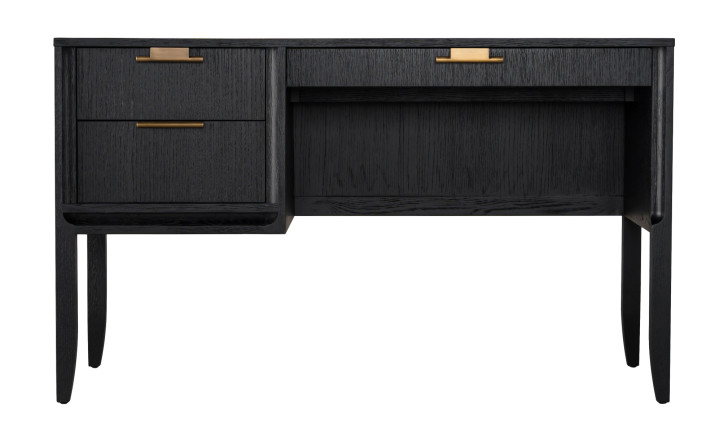 City Compact desk Black Oak color