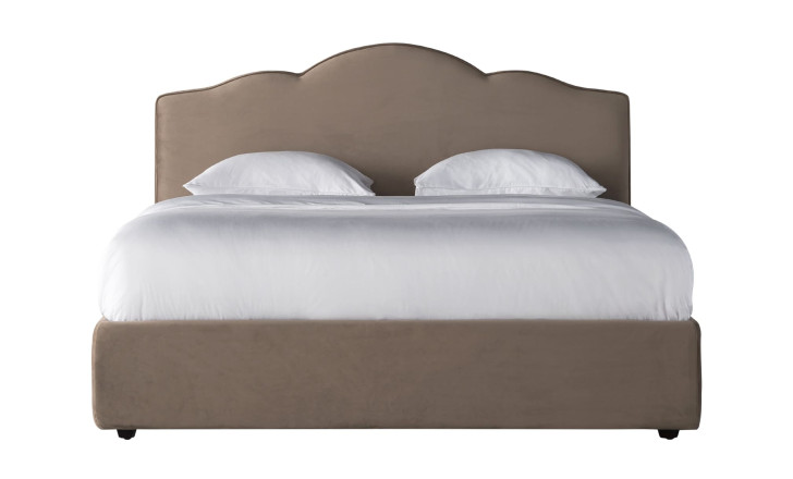 Sanderlight Bed 200*200 cm (Roy 005 velvet mink)