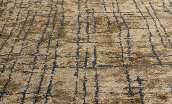 Lines Gold Carpet 240x340 cm