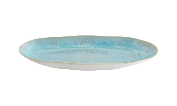 Eivissa Oval Platter sea blue 41 cm