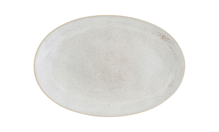 Eivissa Oval Platter sand beige 45 cm