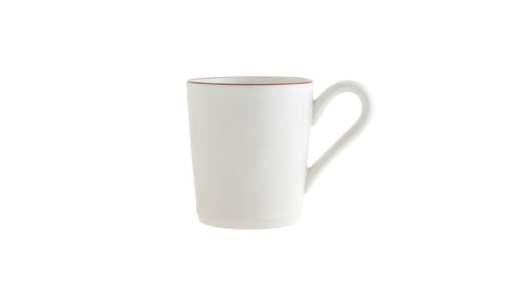 Mug Beja White-Red 360 ml