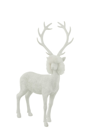 Poly Reindeer White S