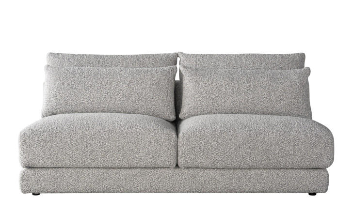 Narvik Soft Feather 2-Seater Armless Section Sofa (g208 col.7a)